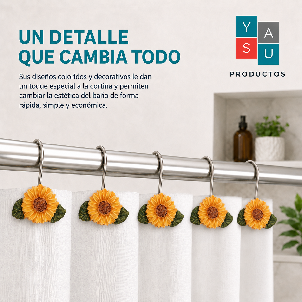 Beneficios ganchos girasol